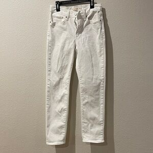 Levi's Classic White Straight Leg Women's Jeans